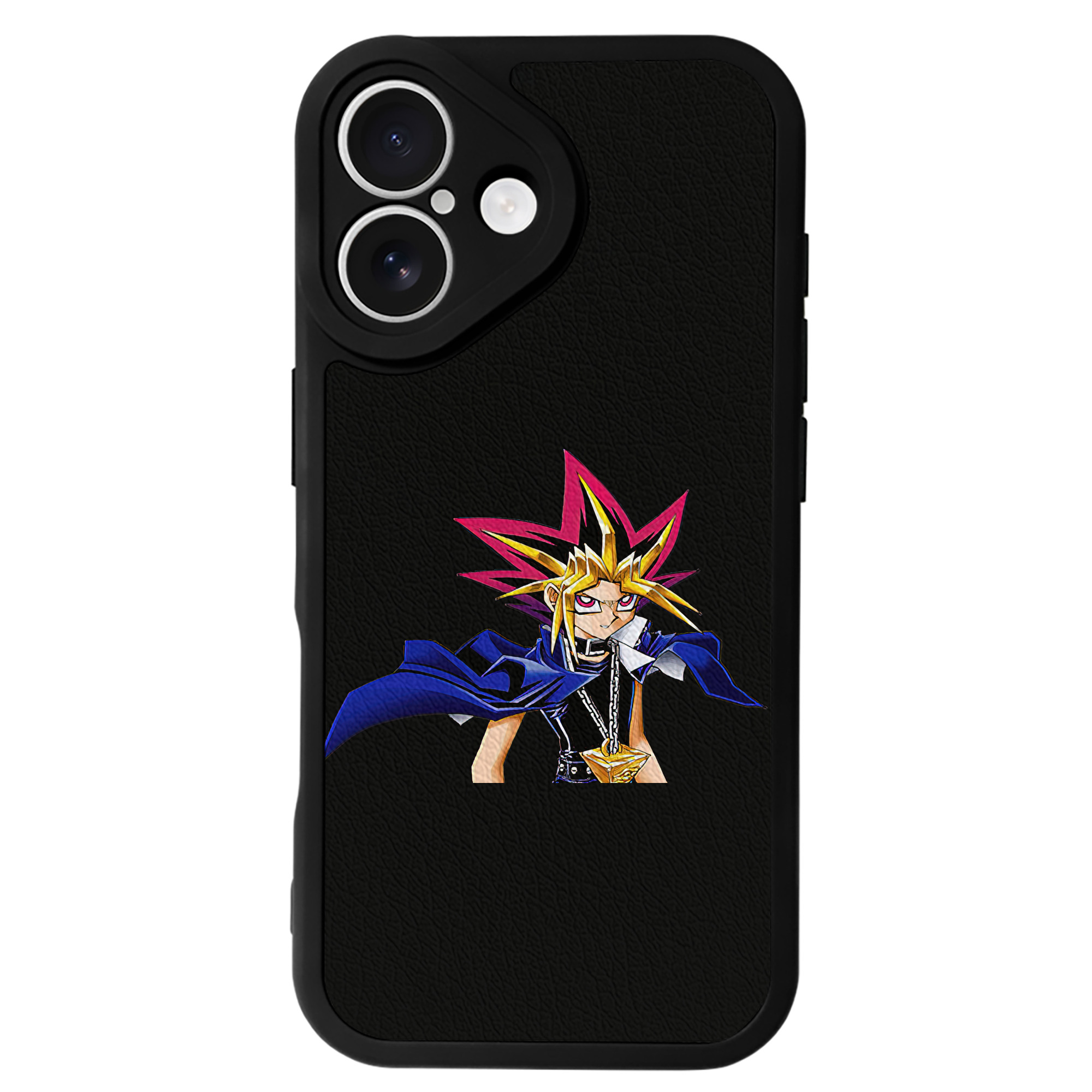 遊☆戯☆王 Yu-Gi-Oh! 【iPhone 16シリーズ対応】シリコンスマホケース（レザー調） 材質：シリコン